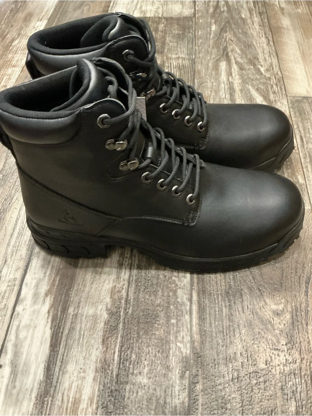 Shoes For Crews Men's Black Lace-Up Work Boot Size 12